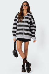 Maritza Oversized Zip Up Hoodie