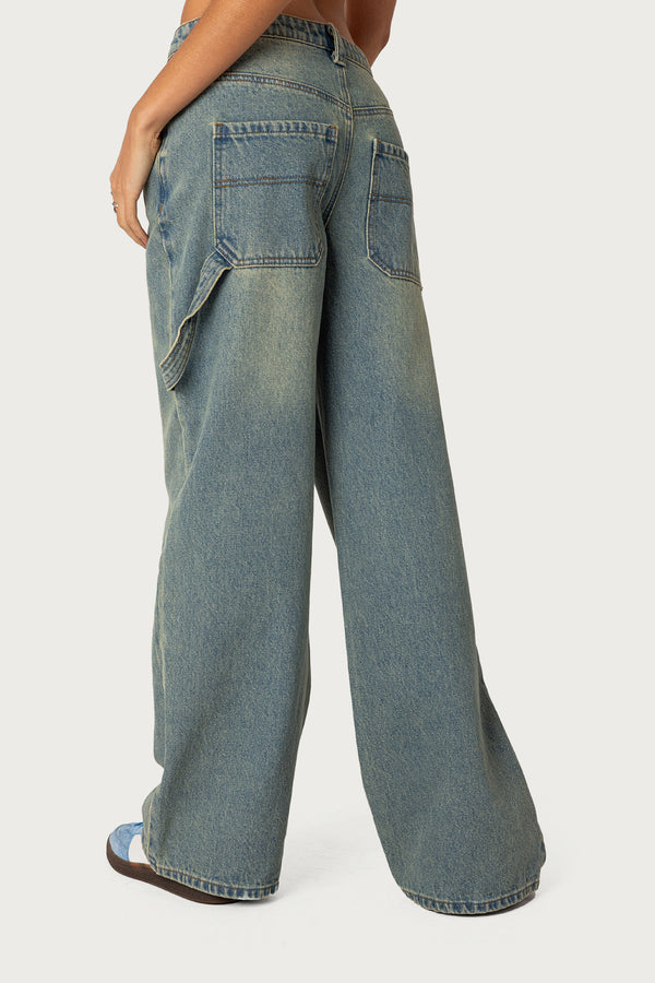 Carpenter Low Rise Baggy Jeans view 2