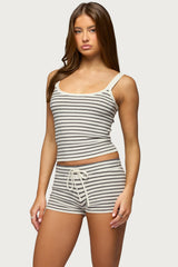 Lillian Striped Knit Tank Top