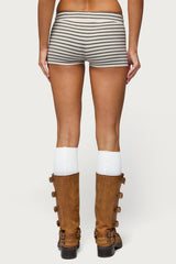 Lillian Striped Knit Shorts