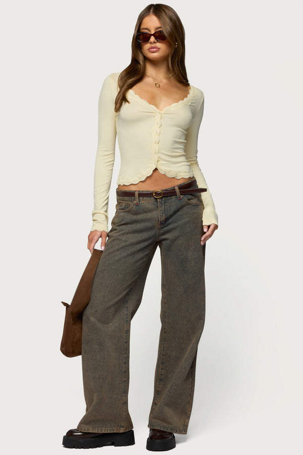 Gayle Lacey Button Up Top view 2
