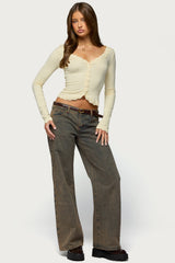 Gayle Lacey Button Up Top