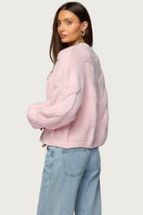 Braiden Chunky Cable Knit Cardigan