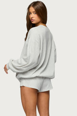 Baila Waffle Henley Top
