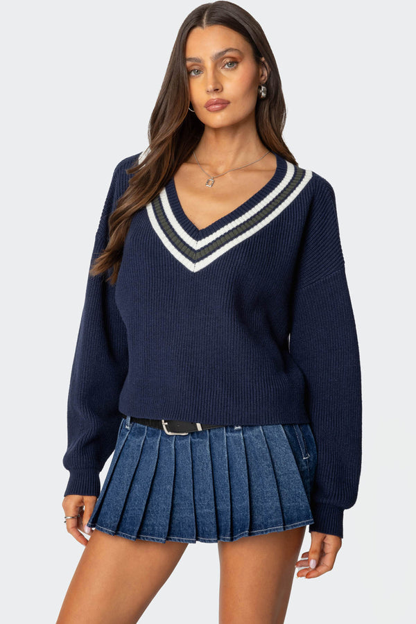 Lauryl V Neck Sweater view 1