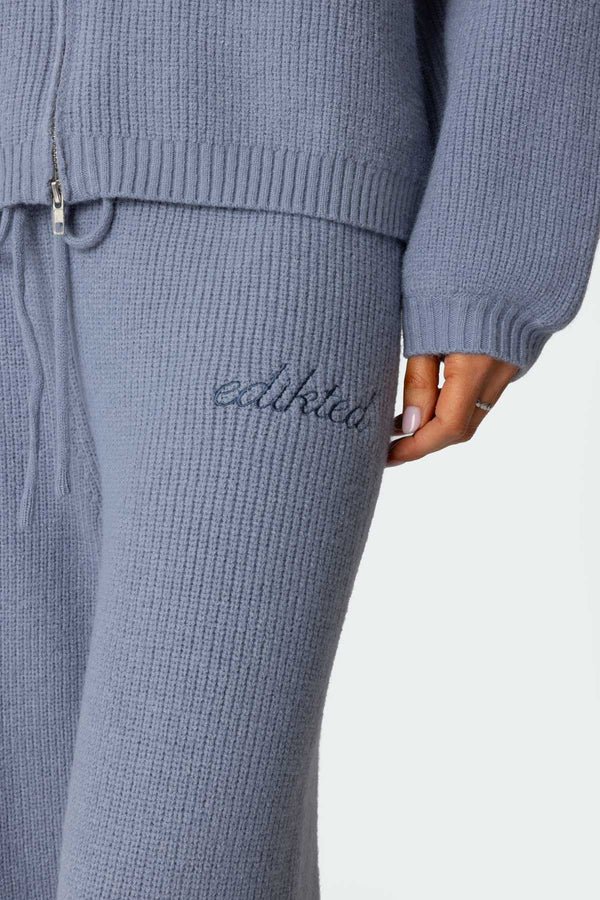 Kris Ribbed Knit Sweatpants view 2