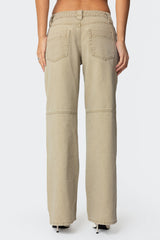 Morgan Low Rise Baggy Carpenter Jeans