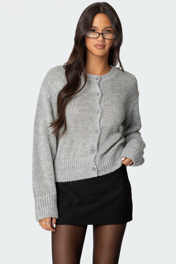 Freida Fuzzy Knit Cardigan view 1