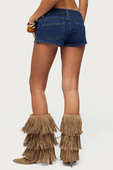 Jagger Low Rise Denim Shorts
