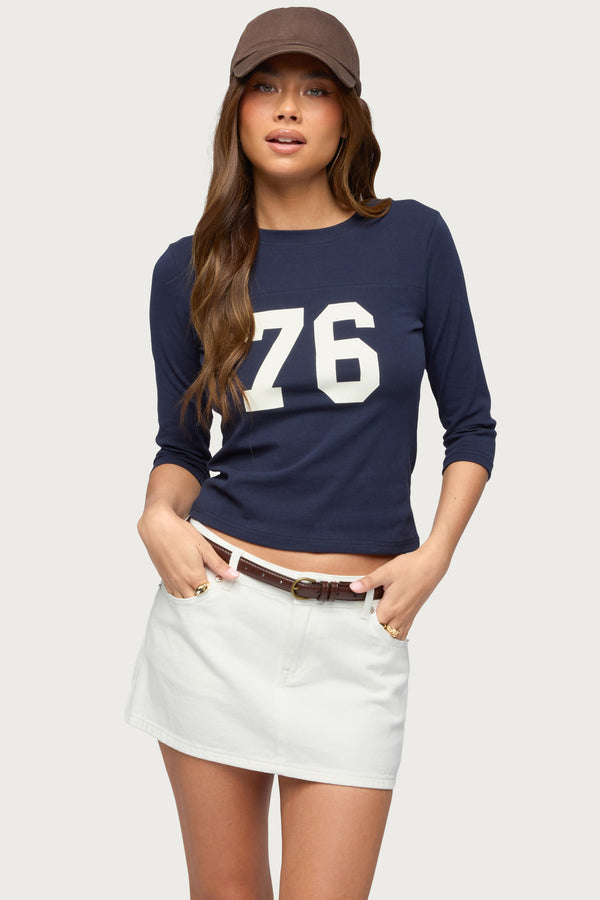 Seventy Six Three-Quarter Sleeve T Shirt view 1