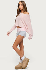 Emmey Contrast Foldover Shorts