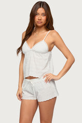 Talula Eyelet Babydoll Top