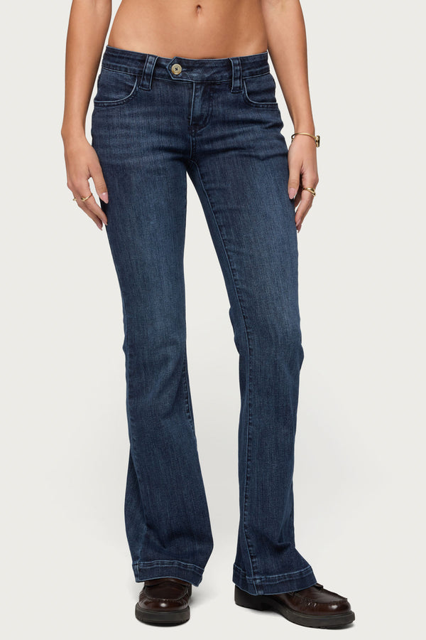 Roccio Low Rise Bootcut Jeans view 2