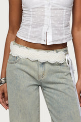 Lace Tie Belt