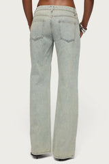 Tall Magda Acid Wash Low Rise Baggy Jeans