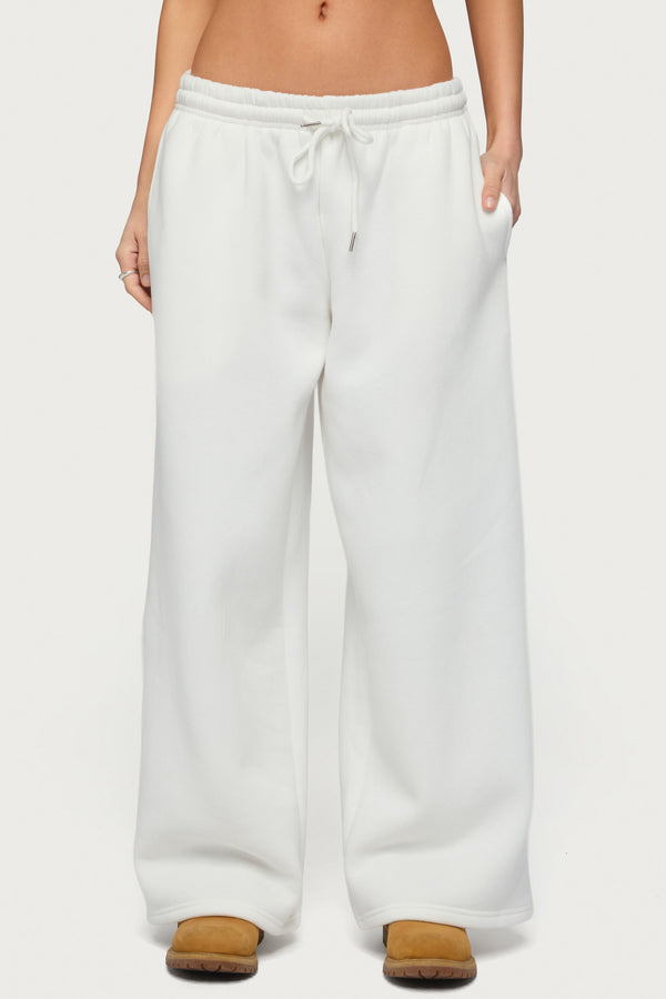 Petite Kamari Low Rise Wide Sweatpants view 2