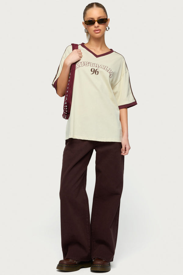 Petite Roman Low Rise Baggy Jeans view 1