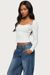 Ximena Scoop Neck Top
