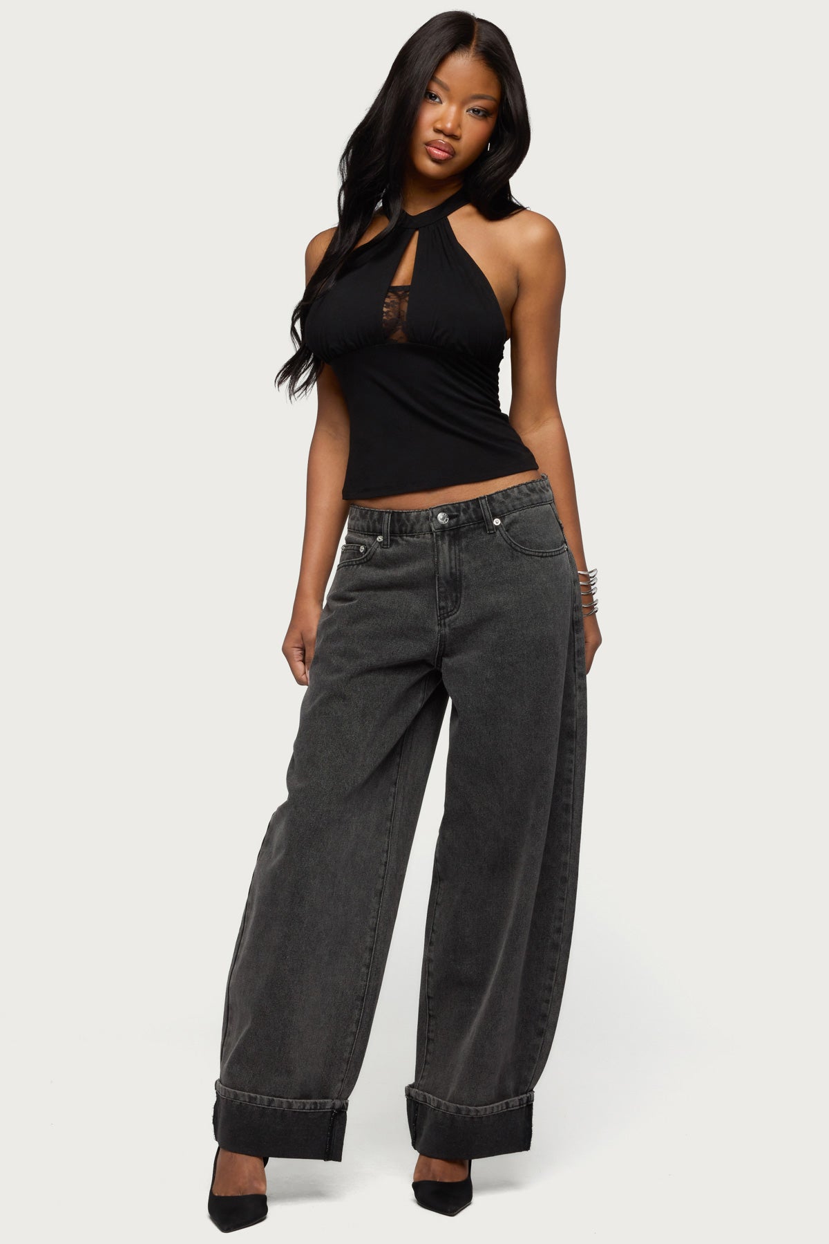 Kella Low Rise Baggy Jeans