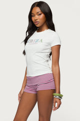Ibiza Rhinestone T Shirt