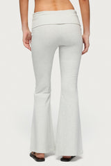 Petite Naomi Foldover Flared Leggings