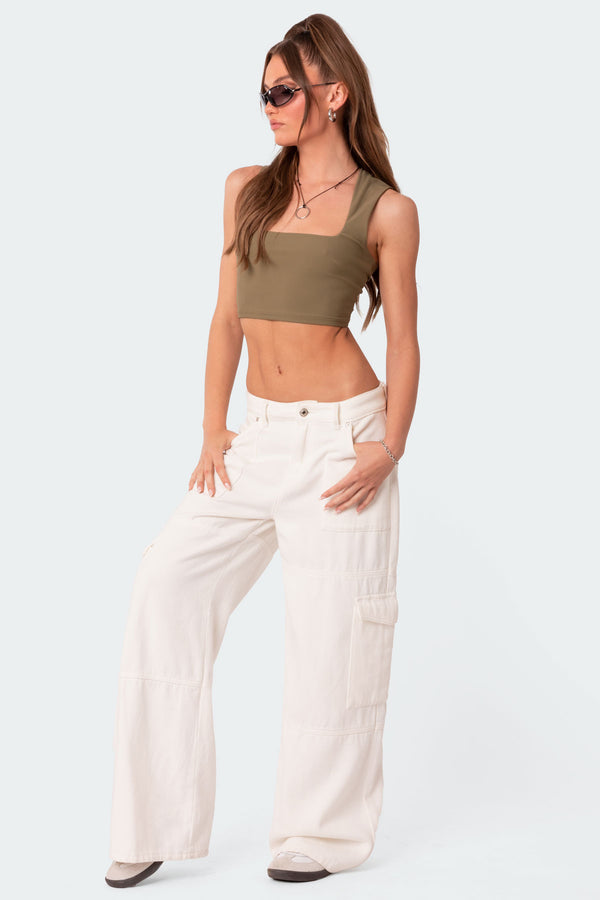 Ember Denim Cargo Pants view 1