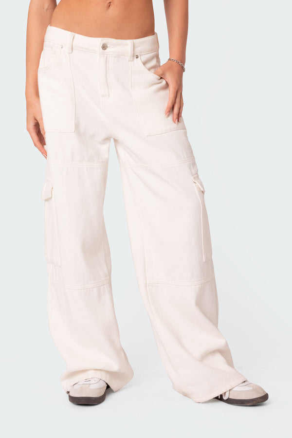 Ember Denim Cargo Pants view 2