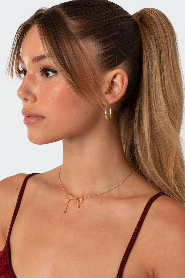 Bestie Bow Necklace view 2