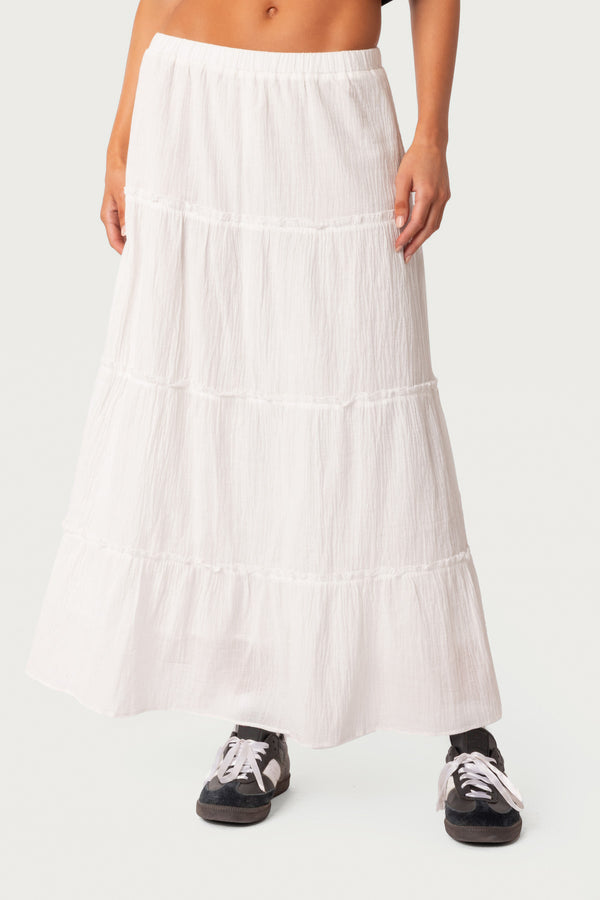 Charlotte Tiered Maxi Skirt view 2