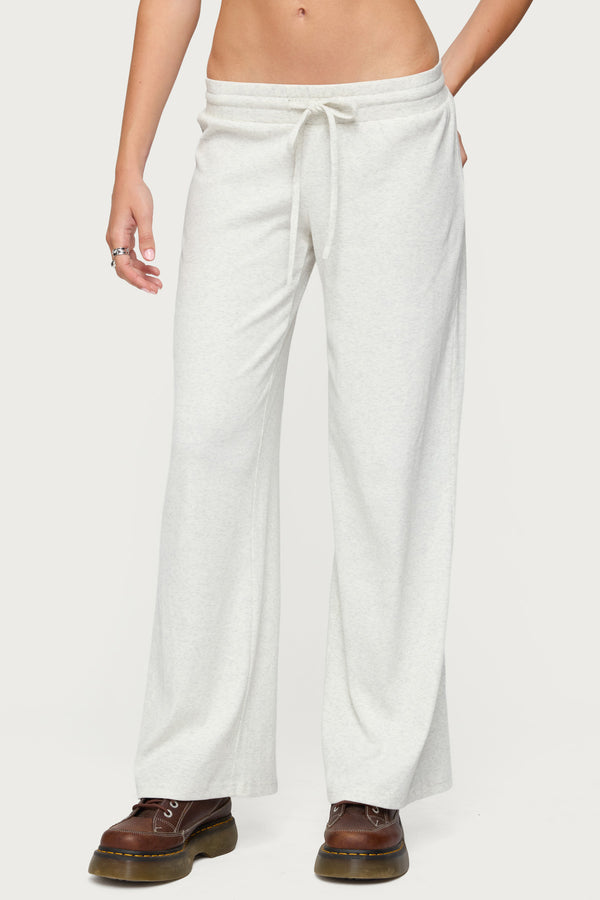 Cicilia Straight Leg Ribbed Pants view 2