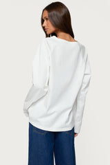 Cyrus Henley Oversized Top