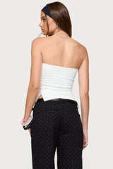 Karina Side Slit Tube Top