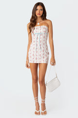 Jules Printed Mini Dress