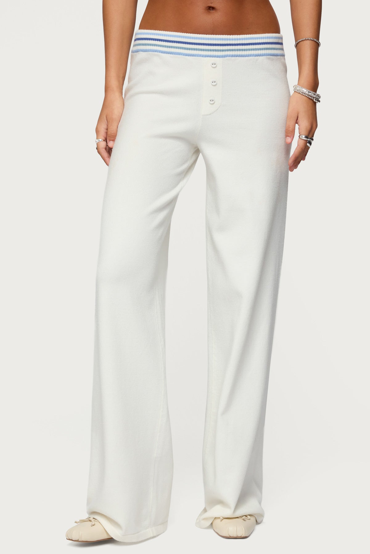 Miya Stripey Knit Pants