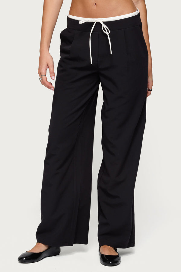 Peekaboo Drawstring Pants view 2