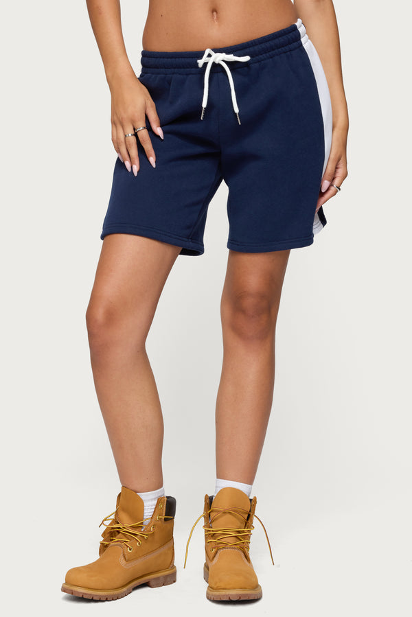 Contrast Nylon Bermuda Shorts view 2
