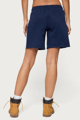Contrast Nylon Bermuda Shorts