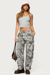 Camo Straight Leg Sweatpants