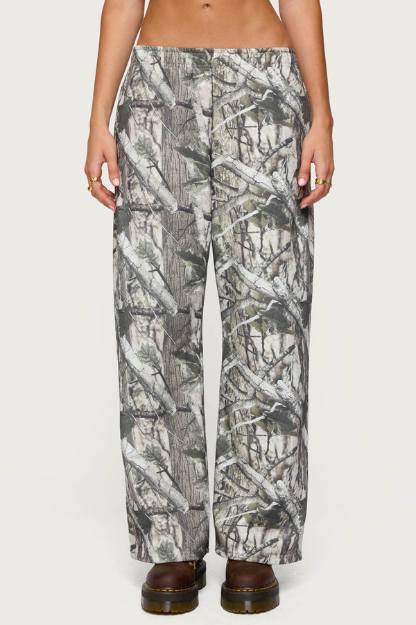 Camo Straight Leg Sweatpants view 2
