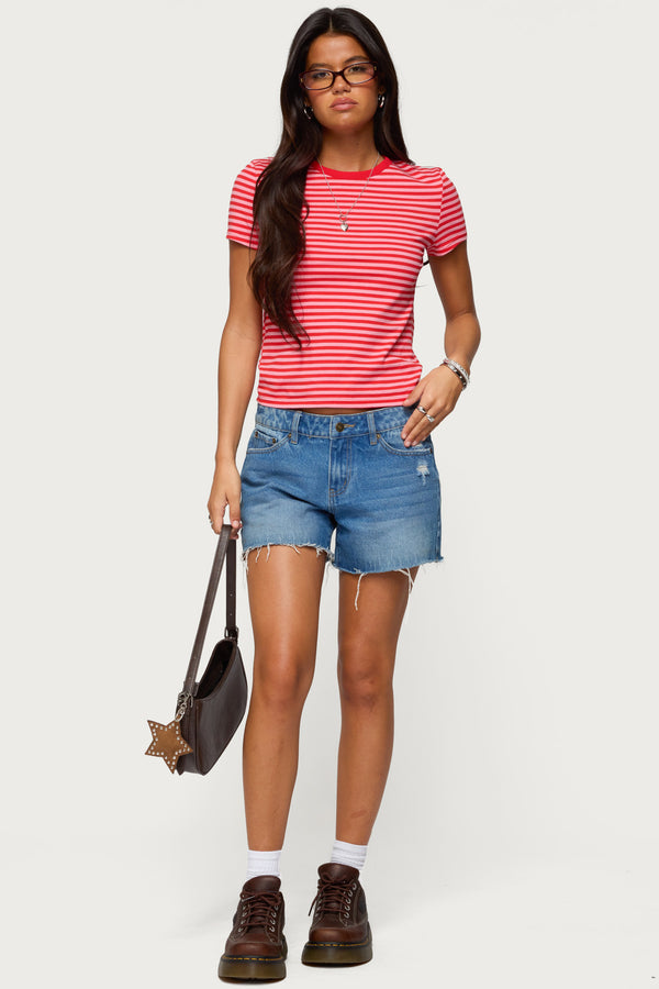Nessie Striped T Shirt view 2