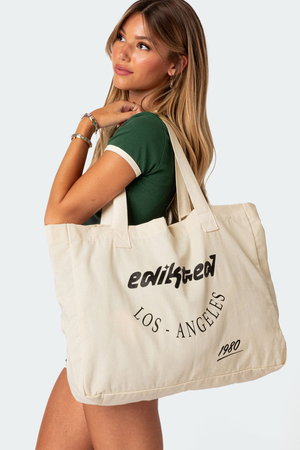 Edikted Babe Canvas Bag view 1