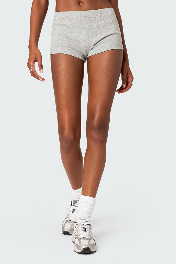 Rebekah Ribbed Shorts view 2