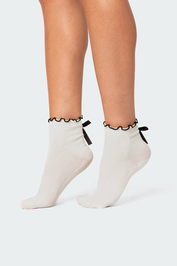 Frill & Bow Socks view 1