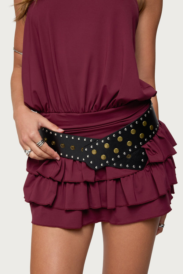 Mixed Studded Belt view 1