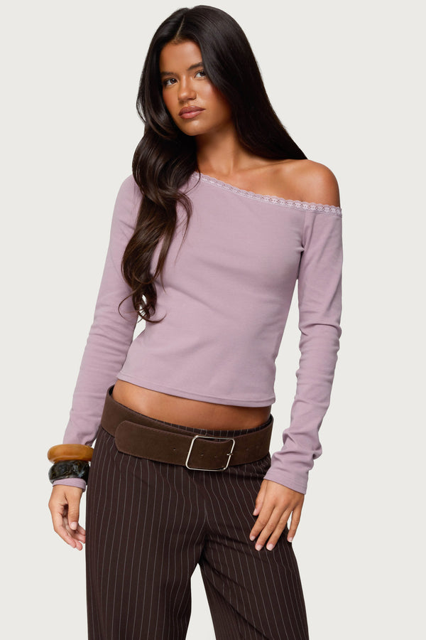 Emmiline Lacey Off Shoulder Top view 1