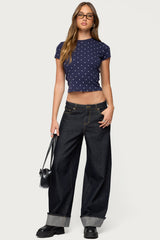 Lorenzo Polka Dot T Shirt
