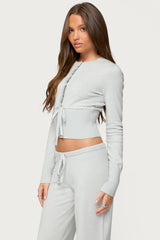Embryn Button Up Knit Cardigan