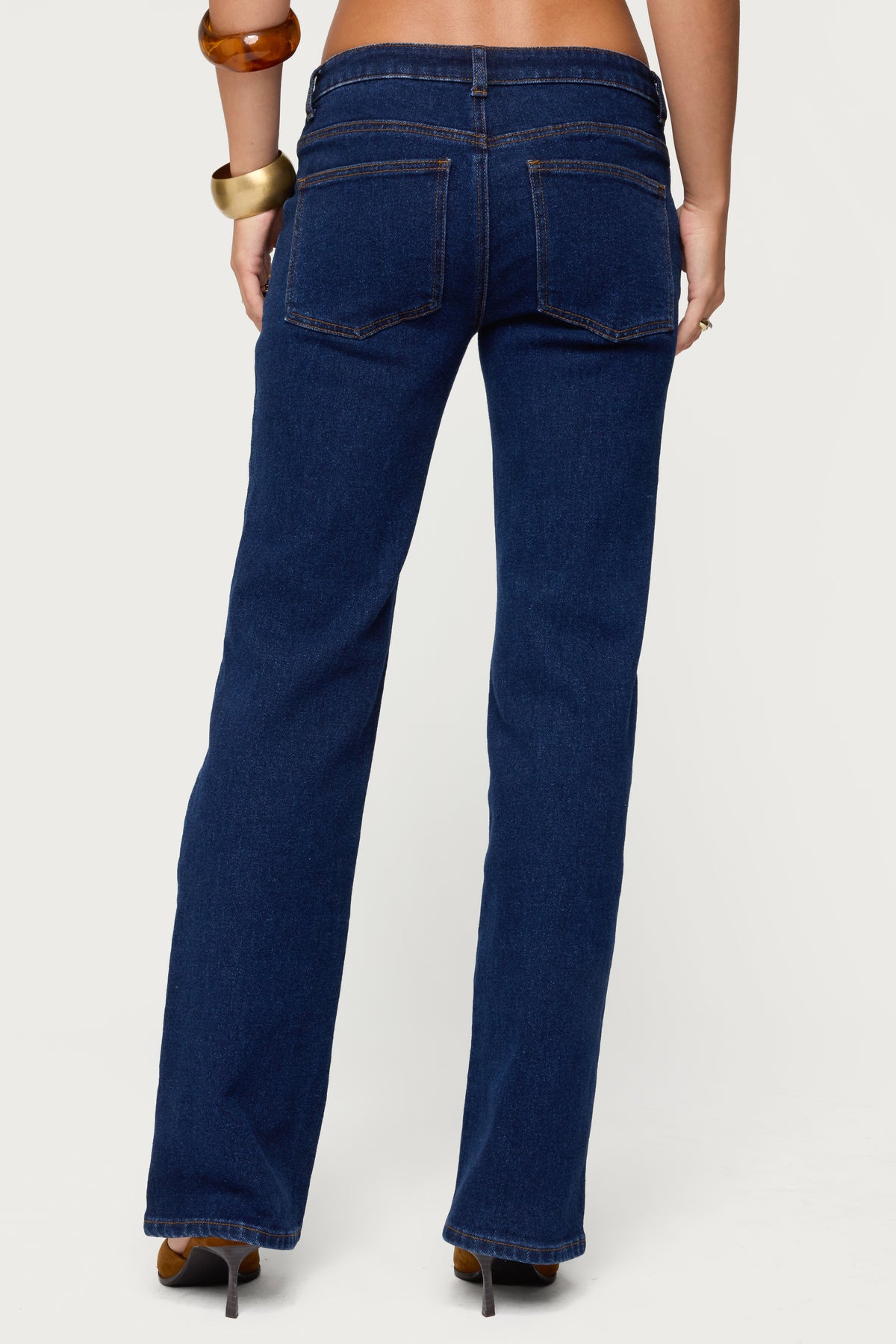 Jemima Low Rise Straight Leg Jeans