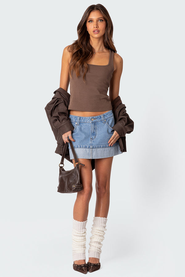Square Neck Tank Top view 2