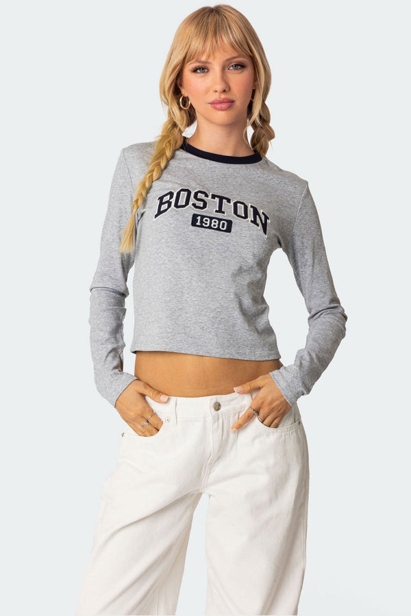 Boston Long Sleeve T Shirt view 1